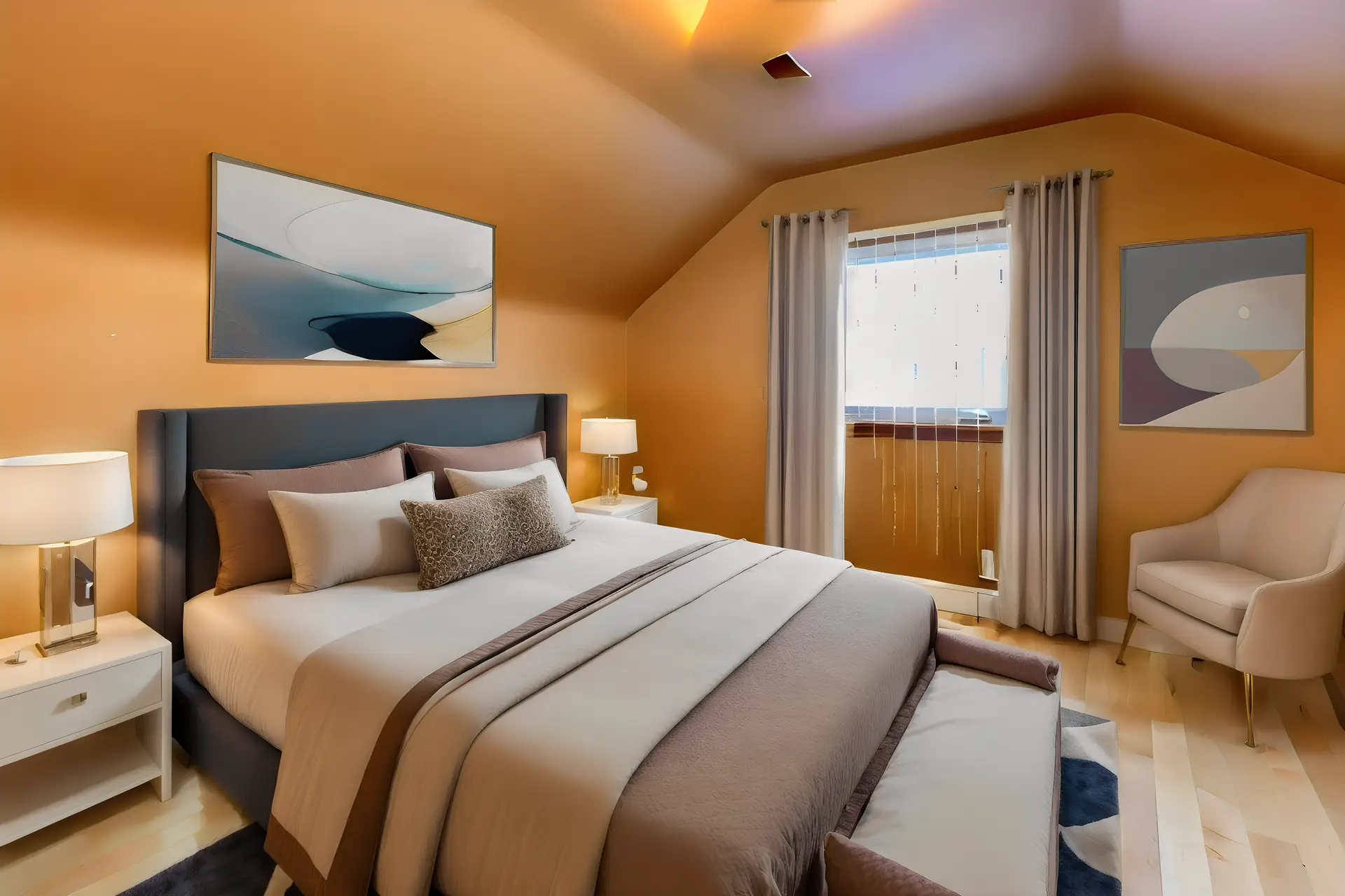 Upstairs bedroom.